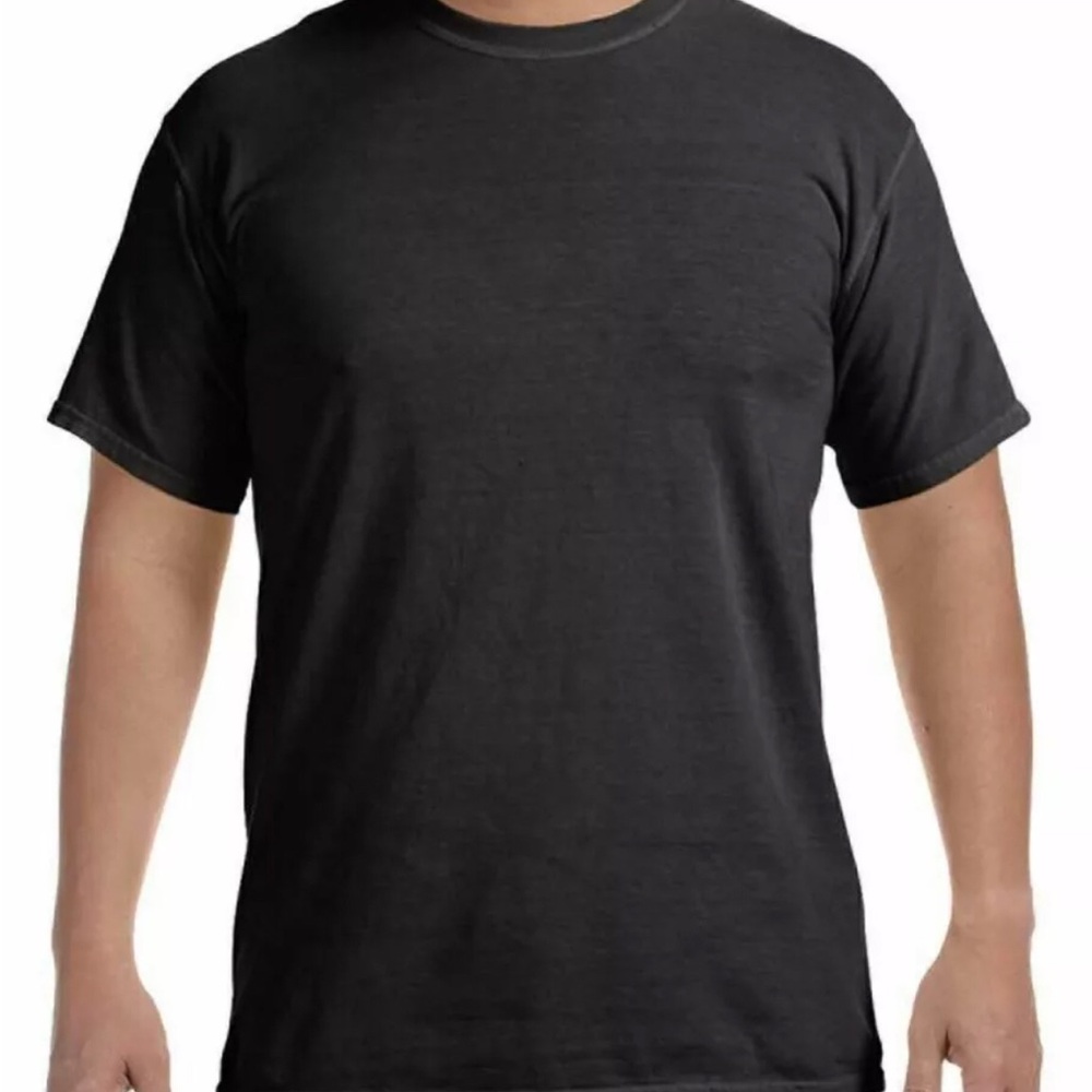 COMFORT COLORS T-SHIRT (1717) ADULT SIZE - BLACK - NEW